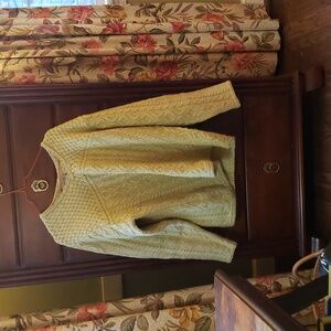 Green knot sweater